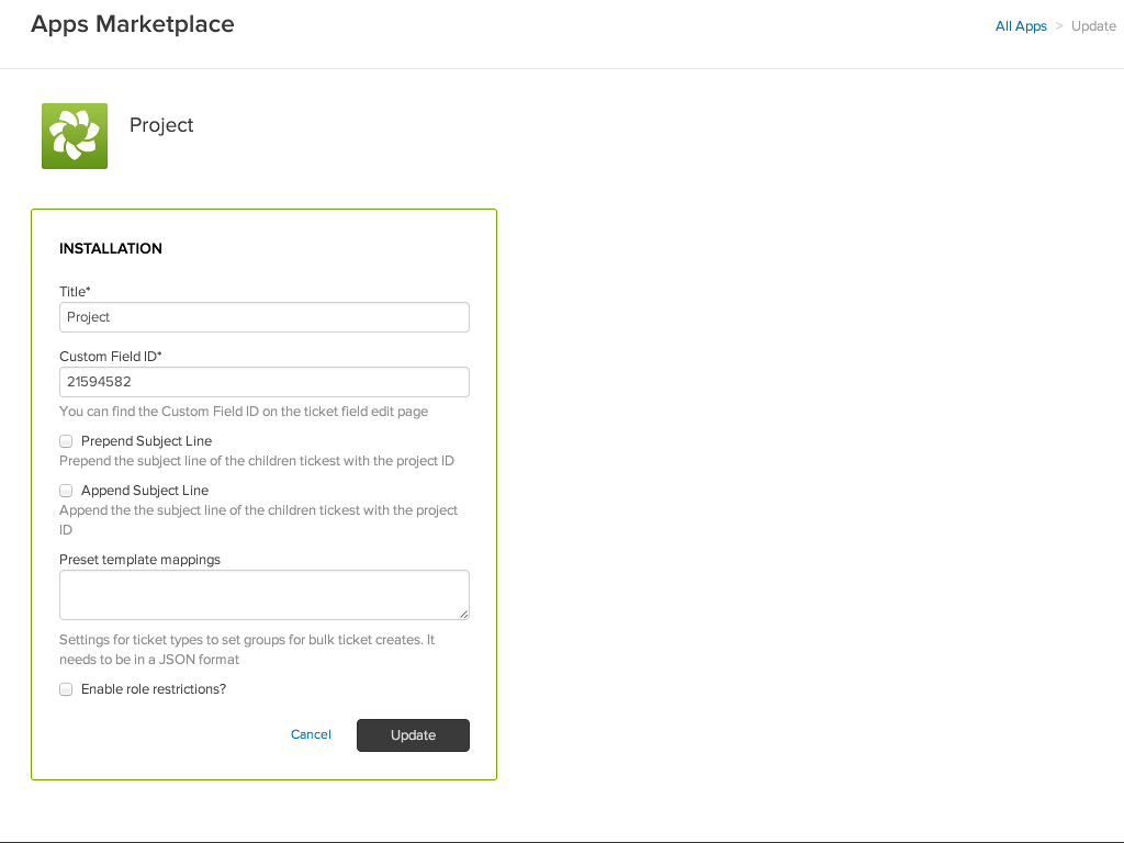 Preview image of app